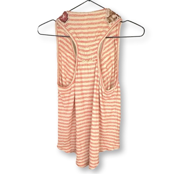 [ FREE PEOPLE ] Frida embellished floral surplice tank in red tank: XS: like new - Picture 6 of 10
